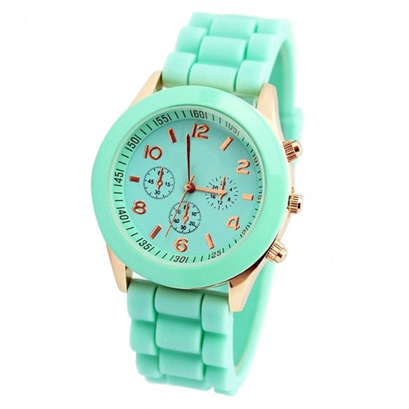 Ladies Brand Silicone Jelly Watch Quartz Watch