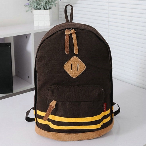 Unisex Travel Backpack Canvas Leisure Bags School bag