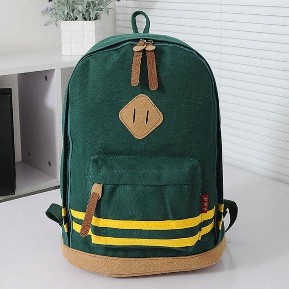 Unisex Travel Backpack Canvas Leisure Bags School bag