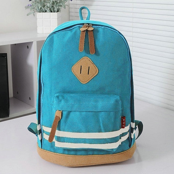 Unisex Travel Backpack Canvas Leisure Bags School bag