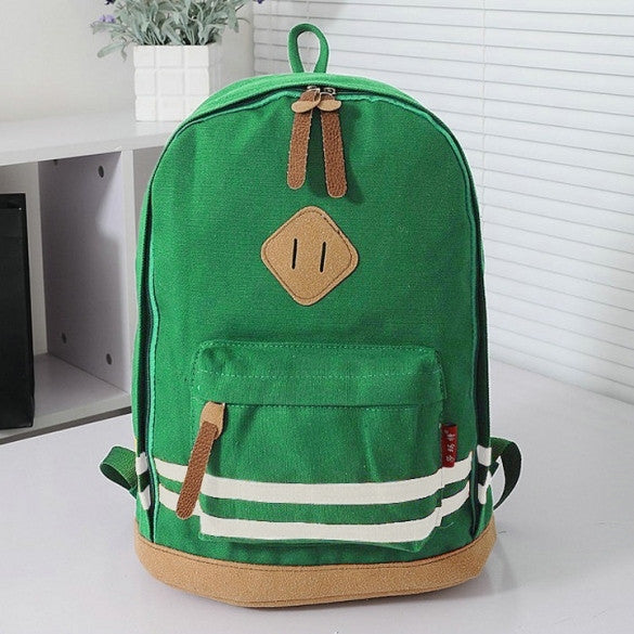 Unisex Travel Backpack Canvas Leisure Bags School bag