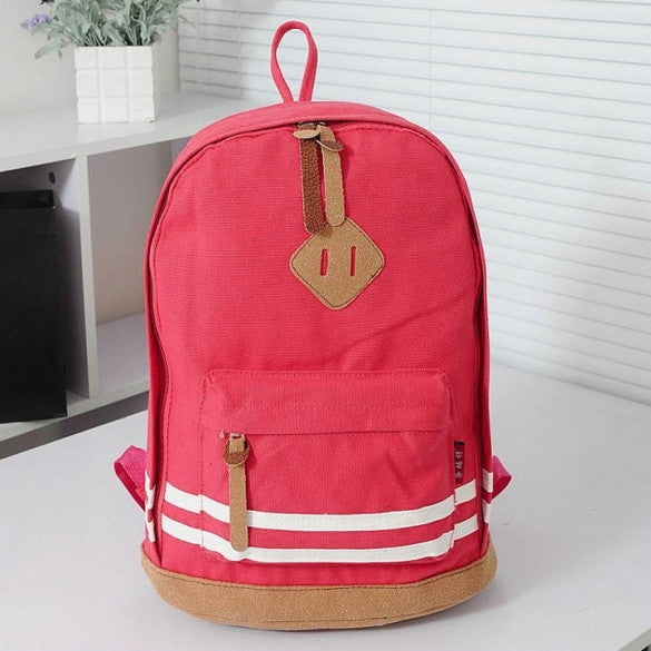 Unisex Travel Backpack Canvas Leisure Bags School bag