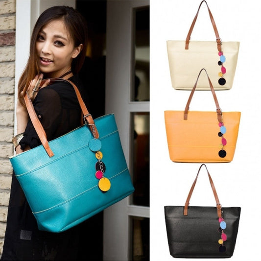 Women's Fashion Leather Cute Shoulder Bag Shopper Tote Bag Handbag