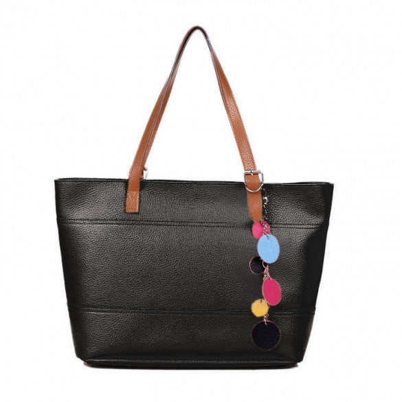 Women's Fashion Leather Cute Shoulder Bag Shopper Tote Bag Handbag