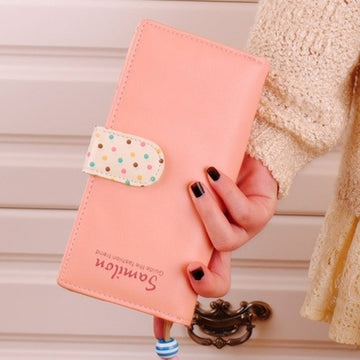 Women Long Purse Clutch Wallet High Quality Zip Bag Card Holder