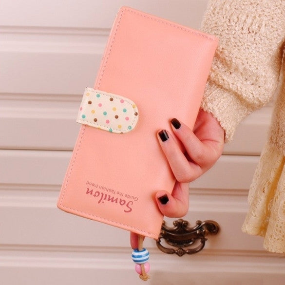 Women Long Purse Clutch Wallet High Quality Zip Bag Card Holder