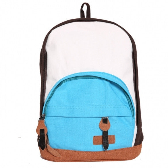 New Women Colorful Classic Canvas Backpack Bookbag School Bag Rucksack Shoulder Bag - Meet Yours Fashion - 3