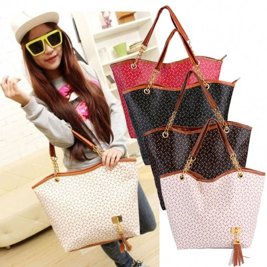 Hot Korean Lady Women Synthetic Leather Messenger Handbag Shoulder Bag Totes Purse