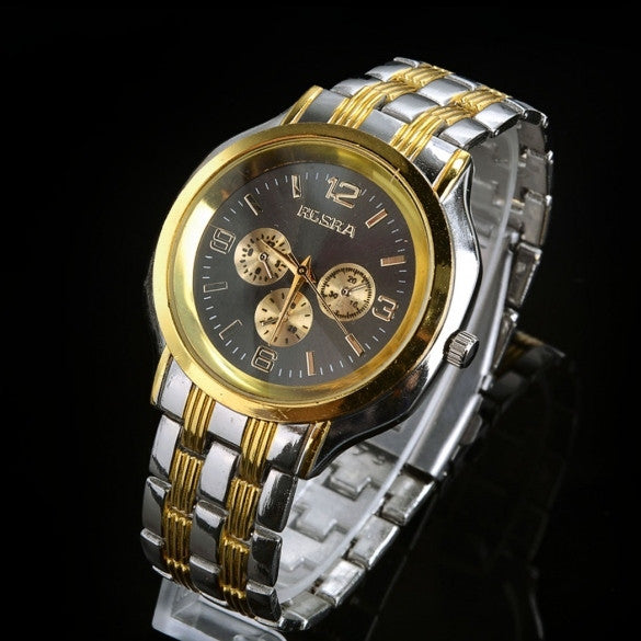 Men Stainless Steel Quartz Wrist Watches Sport Business Quartz Watch Wristwatches