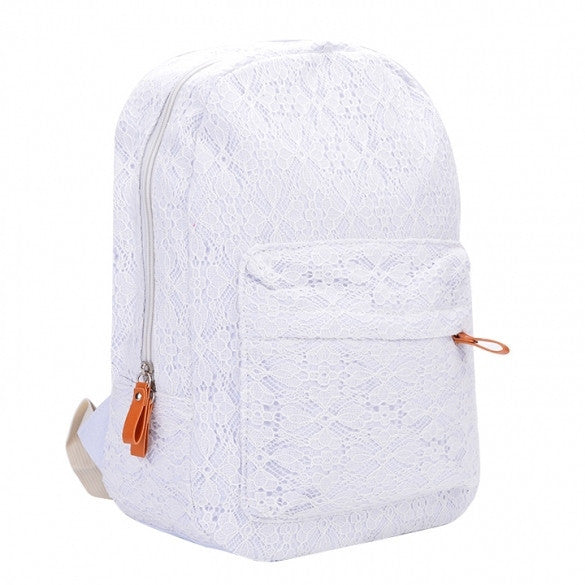 HOT SALE Women Lace Cute Backpack Bag Schoolbag Tote Handbag Campus Bookbag - Meet Yours Fashion - 2