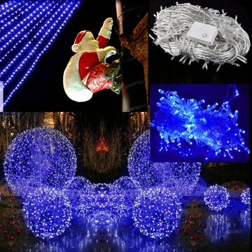 30M 300 LED Blue Lights Decorative Christmas Party Festival Twinkle St