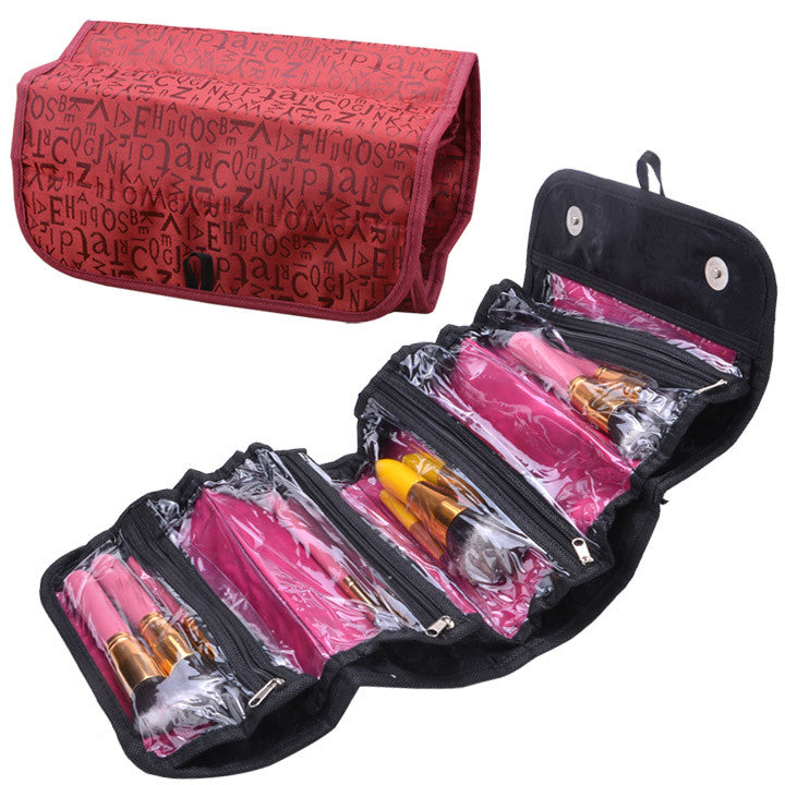 New Women Makeup Bag Handbag Toiletries Hanging Organizer Travel Cosmetic Bag