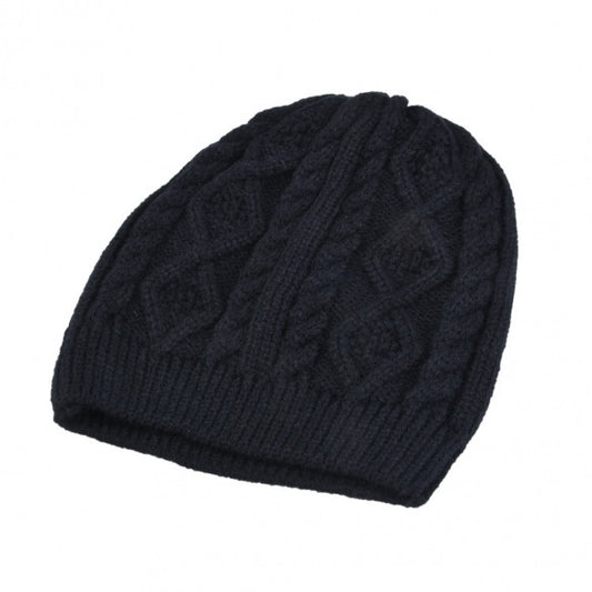 New Winter Warm Wool Beanie Cap Women Baggy Crochet Knit Skull Ski Hat