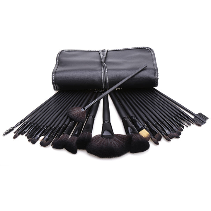 New 32 Makeup Brush Pro Eyebrow Brushes Professional??Cosmetic Eye Shadow Brush Set+ Kit Case Bag