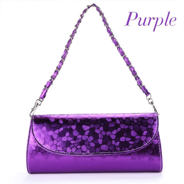 New Fashion Women Synthetic Leather Chain Bag Handbags Evening Bag