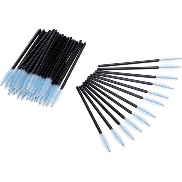 New 50PCS Disposable Eyelash Brush Applicator Makeup Cosmetic Tool For Lady