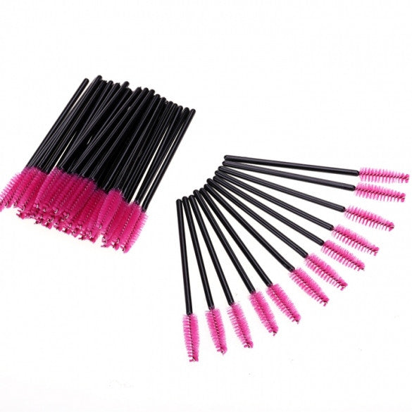 New 50PCS Disposable Eyelash Brush Applicator Makeup Cosmetic Tool For Lady