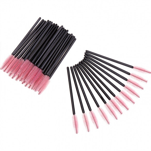 New 50PCS Disposable Eyelash Brush Applicator Makeup Cosmetic Tool For Lady