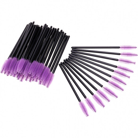 New 50PCS Disposable Eyelash Brush Applicator Makeup Cosmetic Tool For Lady