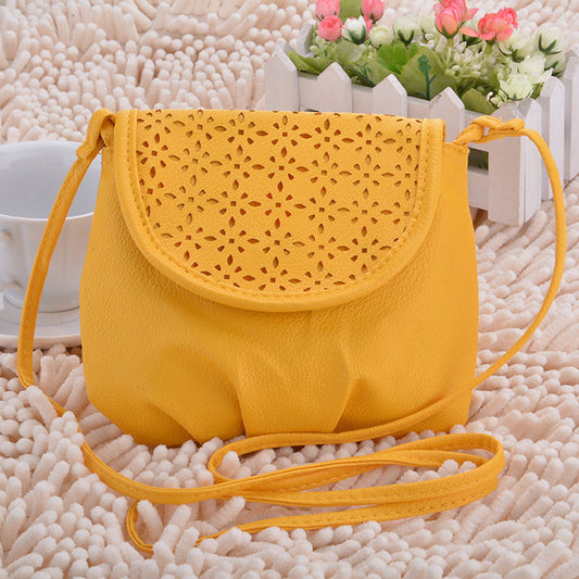 New Fashion Women's Girls Cute Mini Shoulder Bag Yellow Cross Bag