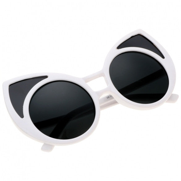  Unisex Cute Animal Shape Round Plastic Frame Casual Outdoor Sunglasses