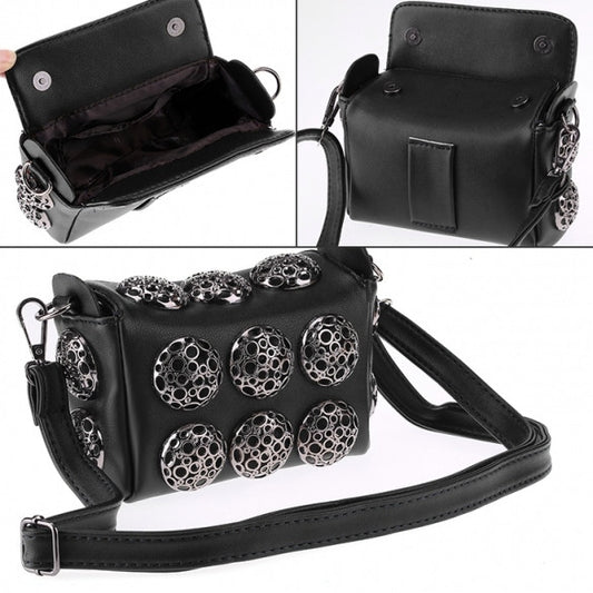 Korean Stylish Cool Personality Fashion Rivet Bag Shoulder Bag Handbags Cross Bags