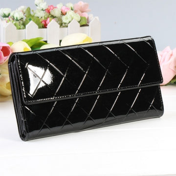 New Fashion Women Fashion Button Clutch Purse Lady Long Purse Wallet