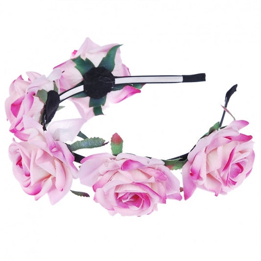 New Fashion Wedding Hair Garland Flower Hair Hoop Headband Flower Hair Accessories