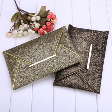 New Fashion Women Sequins Elegant Bag Envelope Bag Clutch Evening Handbag