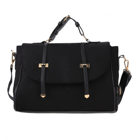 Hot Fashion Women Fleece Handbag Satchel Hasp Closure Casual Party Business Medium Shoulder Bag