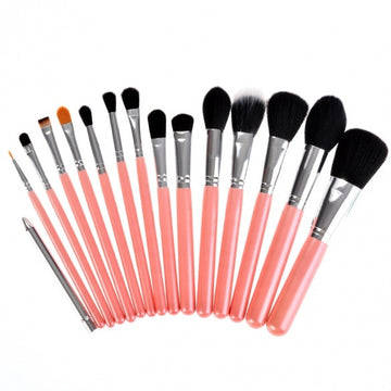 New Fashion Lady Women's 15pcs Makeup Brushes Set Powder Foundation Eye Shadow Eyeliner Lip Brush Tool