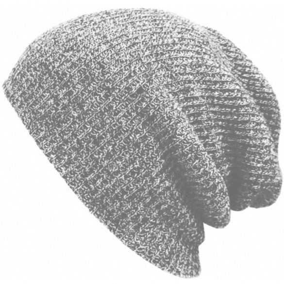 New Fashion Wool Blend Knit Unisex Men Women Beanie Oversize Spring Fall Winter Hat Ski Cap