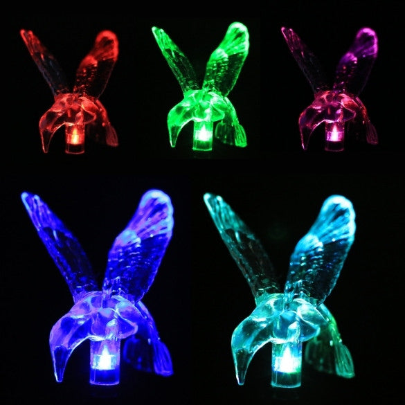 New LED Solar Stake Garden Stake Lights Changing Color Solar Light Lamp