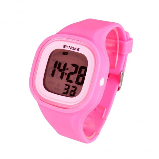 New Fashion Unisex Waterproof Silicone Candy Color Square LED Digital Casual Sports Wrist Watch