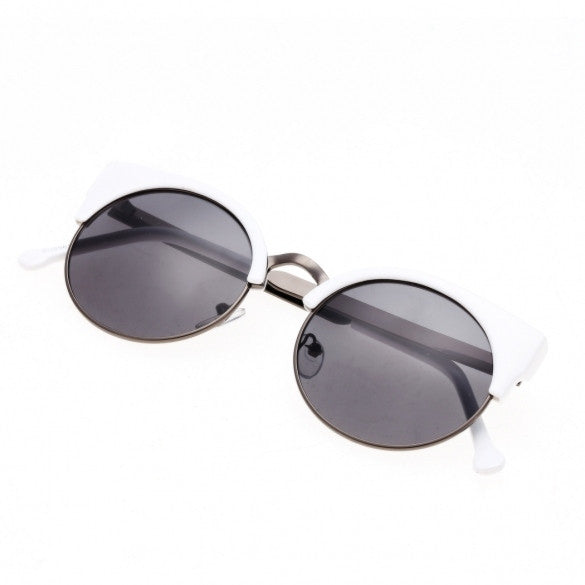 Hot Fashion Women Classic Retro Vintage Style Fashion Circle Round Lens Sunglasses UV400