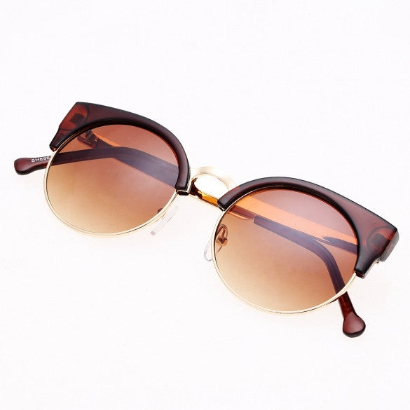 Hot Fashion Women Classic Retro Vintage Style Fashion Circle Round Lens Sunglasses UV400