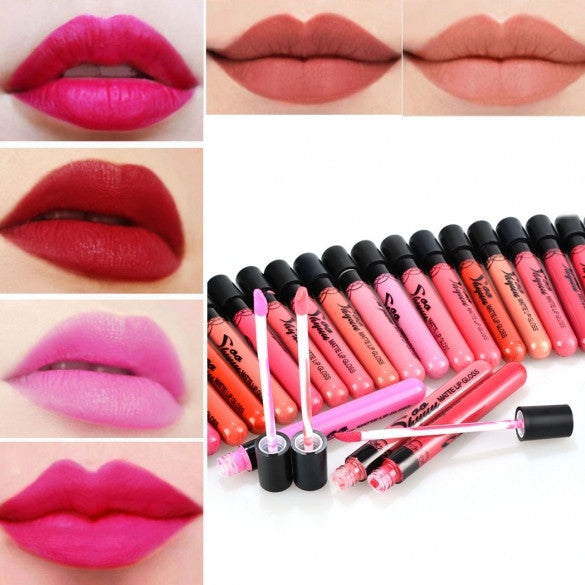 24 Colors/Set Beauty Makeup Cosmetic Matte Waterproof Lip Pencil Lipst