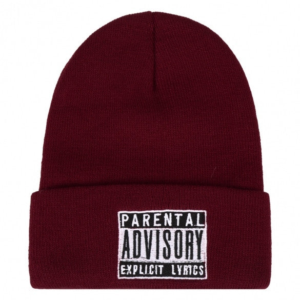 Fashion Warm Unisex Knit Ski Hats Letter Pattern Hip-Hop Beanie Cap Hat