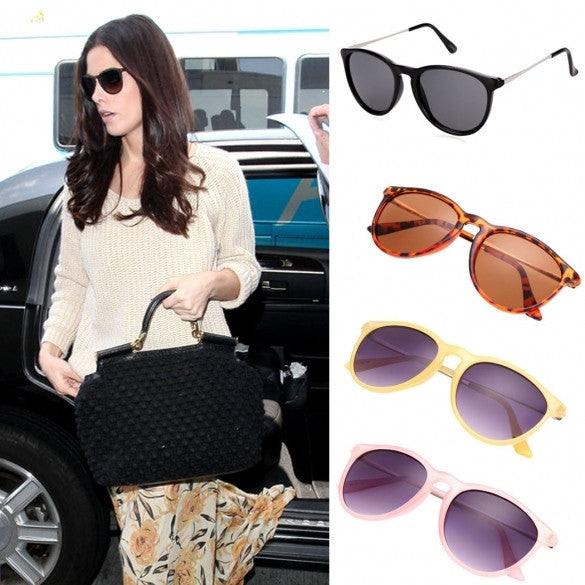 New Retro Style Women Plastic Frame Sun Glasses Spectacles Eyeglasses Casual Sunglasses