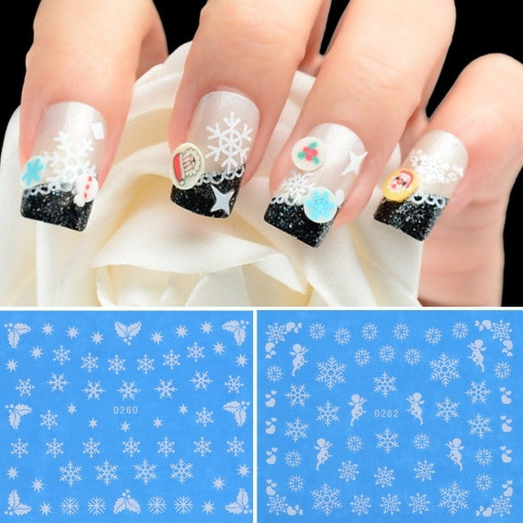 Hot Fashion New Women Lady Nail Art Decoration Stick Nail Art Stickers DIY Manicure Decoration