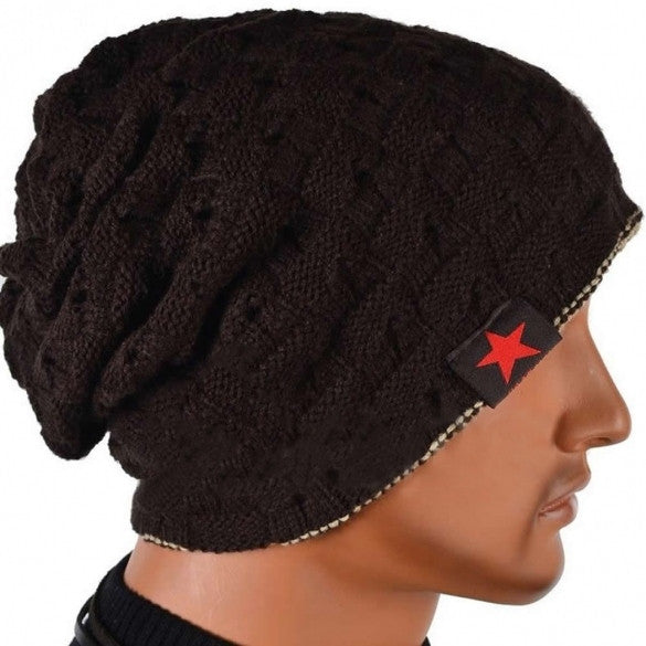 Hot Sale Unisex Cool Hollow Out Wool Knit Autumn Winter Warm Beanie Cap