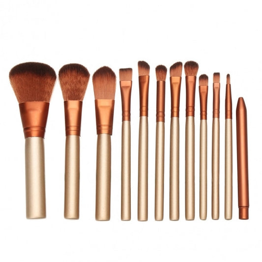 Professional 12pcs Cosmetic Makeup Brush Set Kit Powder Foundation Eyeshadow Eyeliner Lip Brush Tool