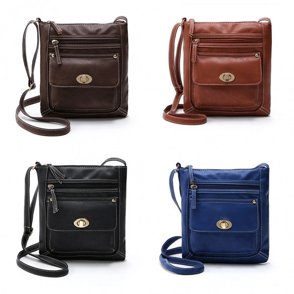 Women Fashion Retro Small Solid Handbag Cross Body Shoulder Bags