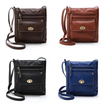 Women Fashion Retro Small Solid Handbag Cross Body Shoulder Bags