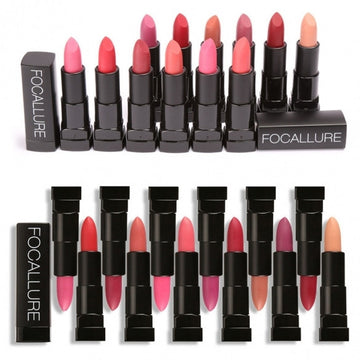 12 Colors Matte Lipsticks Makeup Cosmetic Smudge Proof Long-lasting Lip Stick