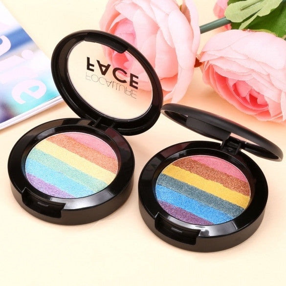 Makeup Cosmetic Highlighter 6 Color Shimmer Powder Contour Eyeshadow Blush