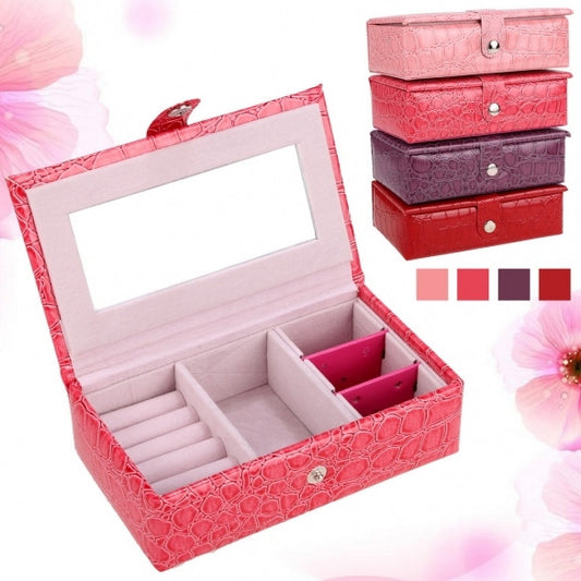 Portable Jewelry Box Plate Studs Earrings Storage Case Jewelry Packaging Display Box