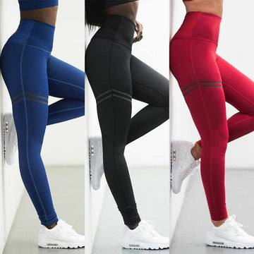 Sports High Waist Plain Bodycon Skinny Leggings Pants