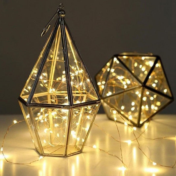 New 6M Copper Wire Warm White 120LED 12V Party Wedding Decor String Light US Plug