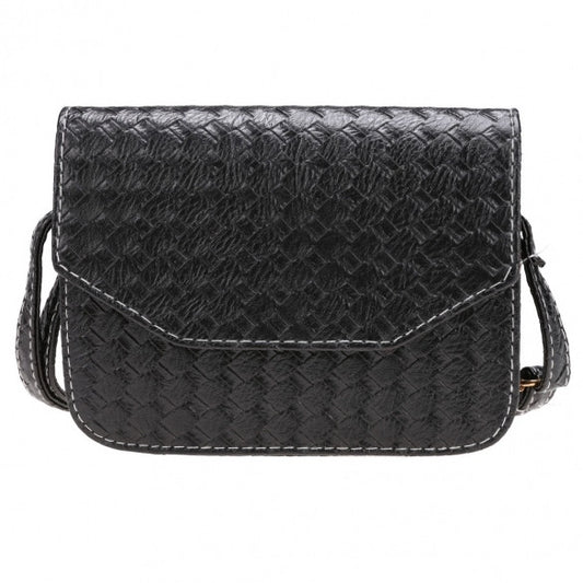 Fashion Women Weave Pattern Small Handbag One Shoulder Messenger Bag Flap Bag